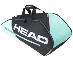Теннисная сумка Head Tour Team 6R - black/mint