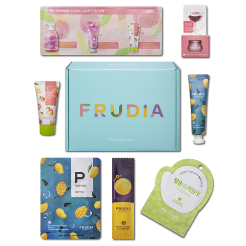 Frudia Beauty box magic of fruits Набор для ухода за кожей рук и лица «Магия фруктов»
