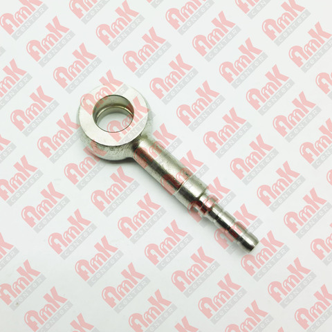 Фитинг Banjo под обжим 0° 8 mm , AN03, Silver, нерж. Accossato