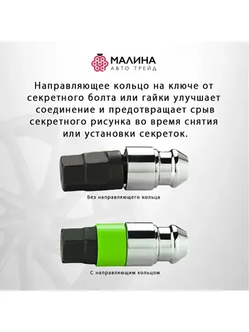 Болты-секретки М12x1.5х28 сфера для Chery, Exeed, Geely