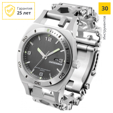 Браслет мультитул Leatherman Tread Tempo серебристый (832421)