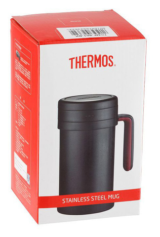 Термос для напитков Thermos TCMF-501 0.5л. серый картонная коробка (923622)