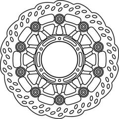 Диск тормозной передний CBR/CB