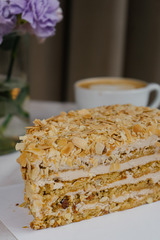 МИНДАЛЬНЫЙ ТОРТ Б\Г, БЕЗ САХАРА (1.3 КГ)