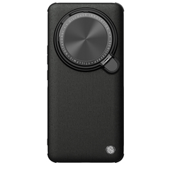 Чехол с вставками из кожи от Nillkin для Xiaomi 14 Ultra, с откидной металлической крышкой для камеры, серия CamShield Prop Leather Case