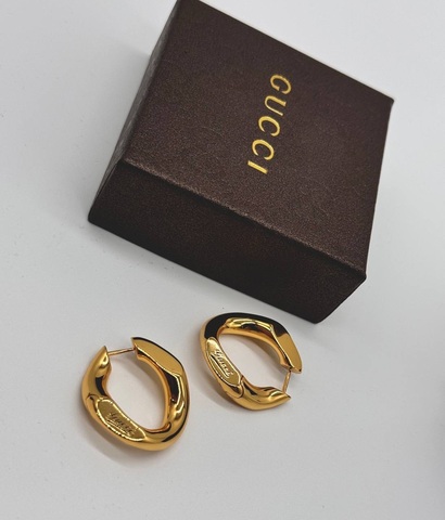 Серьги кольца Gucci