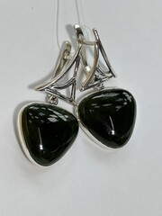 Нега (серьги из серебра)