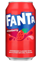 Газированный напиток Fanta со вкусом клубника