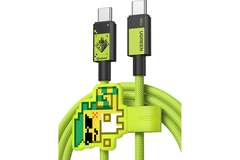 Кабель UGREEN USB-C на USB-C версия Genshin Impact 2.0 Male 5A Data Cable 1м зеленый