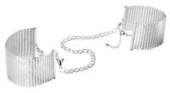 Серебристые наручники-браслеты Desir Metallique Handcuffs - 