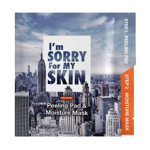 I'm Sorry For My Skin Peeling And Moisture Mask - Набор для эксфолиации и увлажнения кожи лица