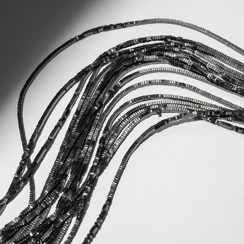 Гематин (гематит), квадраты 2*1мм, оттенок 