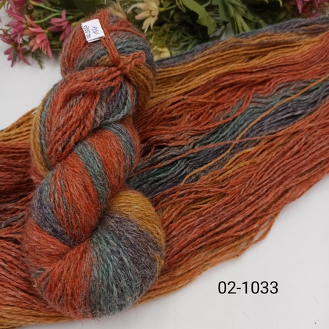 Дундага 6/2 шерсть секционного окрашивания 02-1033