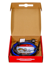 Саморегулирующийся нагревательный кабель Ридан Pipeheat-15, 6 м, 90 Вт с вилкой