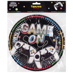 Тарелки, GAME ON, 23 см, 6 шт.
