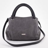 Сумка Саломея 278 македония серый + черный