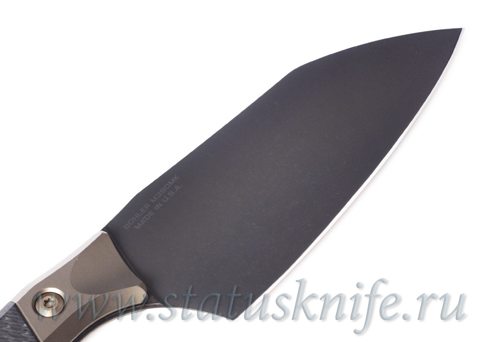 Нож Microtech Kitchen Santoku DLC Bolster Signature 3200B-1DLCCFS