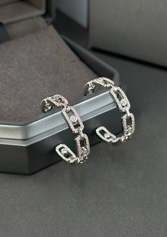 Серьги-конго MESSIKA lux качество VGOLD