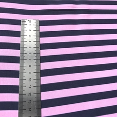 Ткань вискоза в розовую полоску 3250