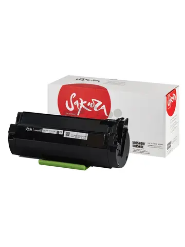 Картридж Sakura 50F5H00/50F5H0E для Lexmark, черный, 5000 к.