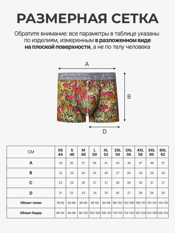 Комплект из 3-х трусов боксеров - «Это Любовь!»