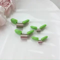 Пружина-стоппер 22 мм (Bead Stopper), цвет зелёный, 2 штуки, И049