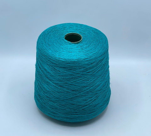 Бобинная пряжа, Linen, 1/960 960м, 100% Лен, Бирюза. 40754