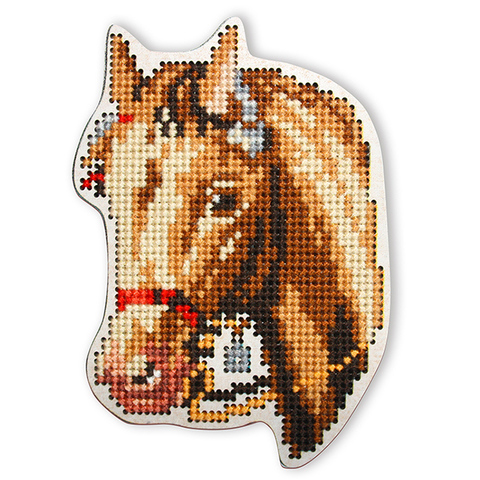 Коллекция:	Вышивка по перфорированной форме¶Название по-английски:	Wooden cross-stitch kit¶Название