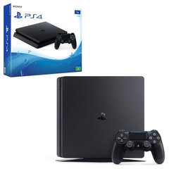 Игровая приставка Sony PlayStation 4 Slim, 1Tb, Jet Black