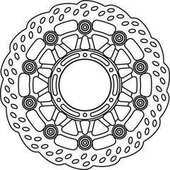 Диск тормозной передний CBR/CB