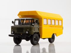 GAZ-66 KSP-2001 medical van khaki-yellow  1:43 Legendary trucks USSR #59