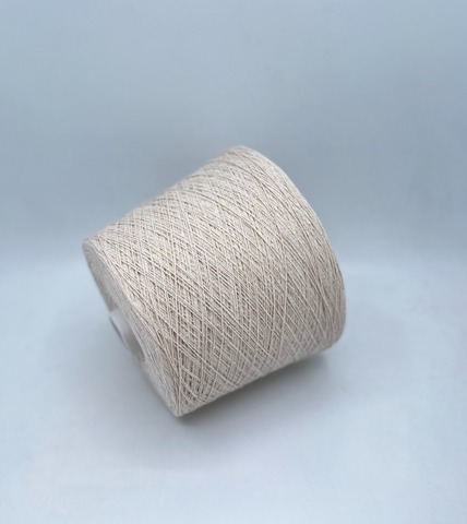Luxury Selection by Ri.Go(пр.Италия), art-Cotone Seta ,2/15 750м/100гр, 50%Шелк 50%Хлопок , цвет-Кремово-белый ,арт.29240
