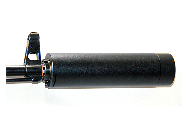 Макет глушителя ПБС-4 (АК-103, АК-74, АК-74М, АКСУ). резьба М24 на 1.5 правая