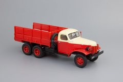 ZIS-151 emergency red-yellow 1:43 DeAgostini Auto Legends USSR Trucks #38