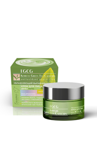 Белита М EGCG Korean GREEN TEA Крем для лица день-ночь увлажняющий для всех типов кожи 25+ 50г