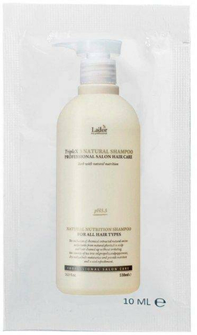 Lador Triplex3 Natural Shampoo Бессульфатный органический шампунь с эфирными маслами