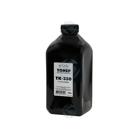 Тонер e-Line TK-350 для Kyocera FS-3920, FS-3040MFP (Чёрный, банка 500 г)