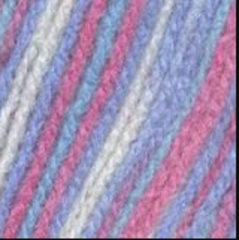 Пряжа "Подмосковная меланж", 50% шерсть, 50% акрил, 100гр-250м, секционная