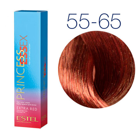 Estel Professional Princess Essex Extra Red 55-65 (Дерзкий фламенко) - Крем-краска для волос