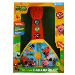 Балалайка игрушечная Умка, Мимимишки, 19х10х7 см, 20 пес,звук,сказок, пластик, HT572-R