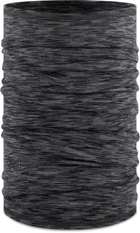 Картинка шарф-труба Buff Wool lightweight Graphite Multistripes - 1