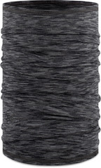 Тонкий шерстяной шарф-труба детский Buff Wool lightweight Graphite Multistripes