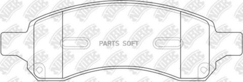 Колодки NiBK PN0517
