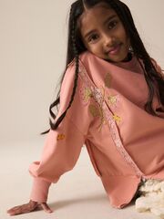 Толстовка для девочки Next E44-434, Персиковый