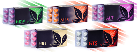 APL. Набор драже 9 коробок  GRW+MLS+ALT+HRT+GTS для укрепления иммунитета и повышения тонуса
