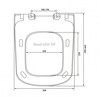 Berges 018203 сиденье для унитаза Quad slim SO duroplast , slim микролифт, быстросъём, металл