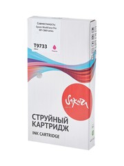 Контейнер с чернилами Sakura C13T973300 (T9733 M) для Epson WorkForce Pro WF-C869RDTWF, пурпурный, 22000 к.