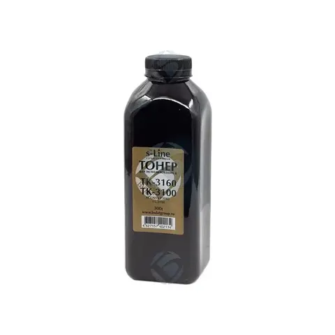 Тонер БУЛАТ s-Line TK-3160, TK-3100 для Kyocera ECOSYS P3045, FS-2100 (Чёрный, банка 300 г)