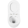 Подвесной безободковый унитаз Cezares Stylus CZR-513-TH-R/CZR-2316-SC, сиденье SoftClose, белый