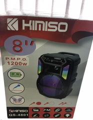 Беспроводная колонка KIMISO колонка QS-4801 с пультом и микрофоном, черный